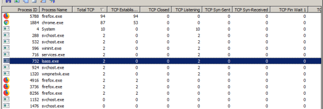 ProcessTCPSummary screenshot