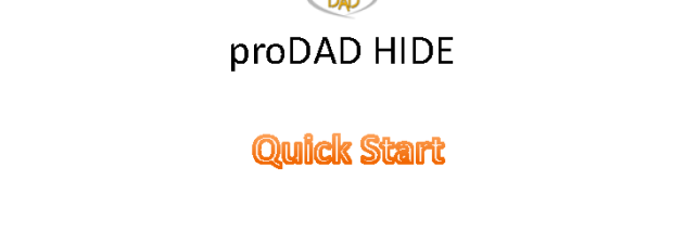 proDAD Hide screenshot