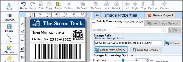 Professional Bulk Barcode Software screenshot