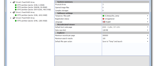 Raise Data Recovery screenshot