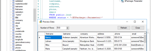 Redshift SSIS Components by Devart screenshot