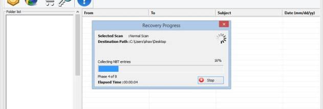 REMO Recover Outlook (PST) screenshot