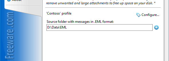 Remove Attachments from EML for Outlook screenshot