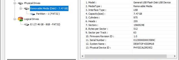 Restore USB Drive Software screenshot