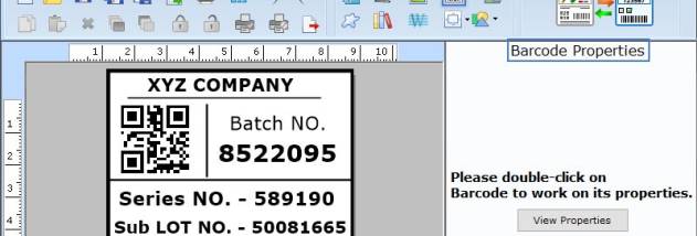 Retail Logistics Barcode Maker Software screenshot