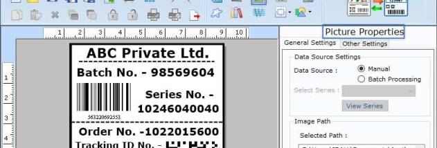 Shipping Logistics Barcode Label Maker screenshot