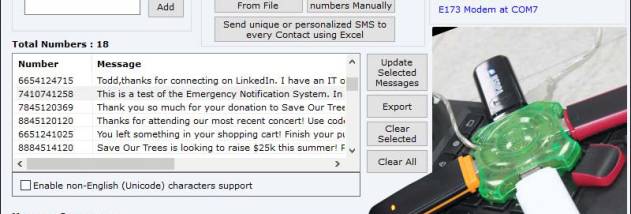 SMS Software for Modem screenshot