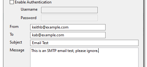 SmtpTest screenshot