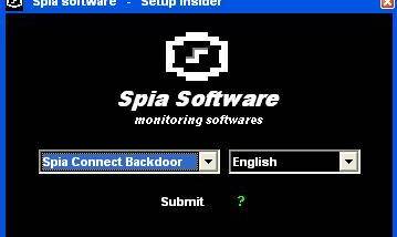 Spia Connect Backdoor screenshot