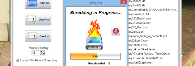 SSuite File Shredder screenshot