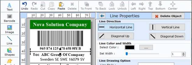 Standard Barcode Labels System screenshot