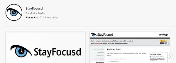 StayFocusd for Chrome screenshot