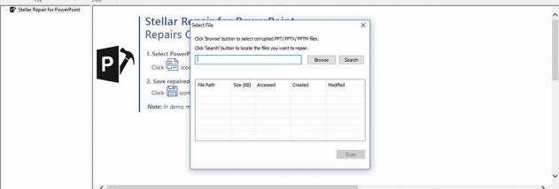 Stellar Repair for Powerpoint screenshot