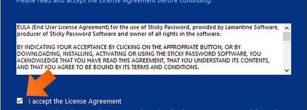 Sticky Password screenshot