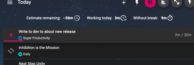 Super Productivity screenshot