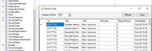 SurveyMonkey SSIS Components by Devart screenshot