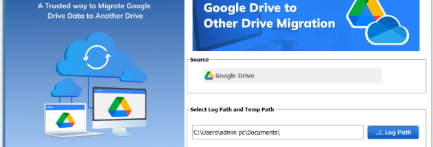 Sysinfo Google Drive Migrator Tool screenshot