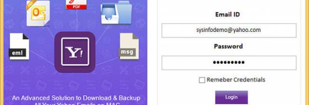 SysInfoTools Yahoo Backup Tool screenshot