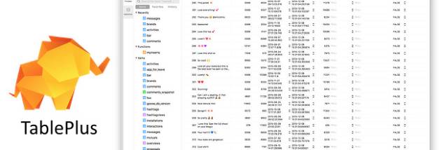 TablePlus screenshot