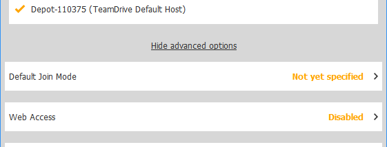 TeamDrive Portable screenshot