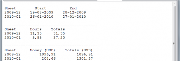 TimeSage Timesheets Pro Edition screenshot