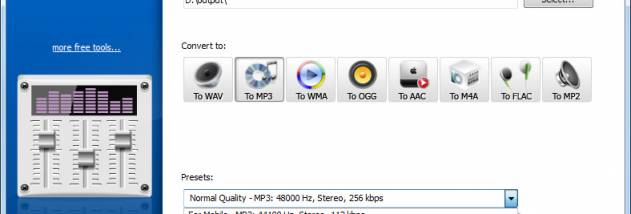 Total Free Audio Converter screenshot