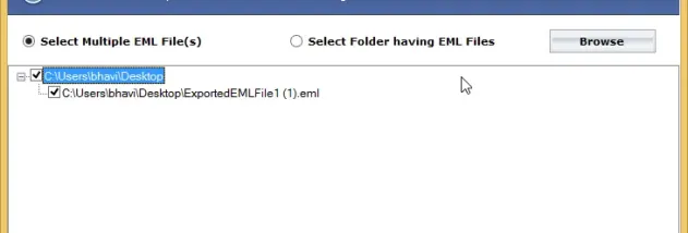 TrustVare EML to HTML Converter screenshot