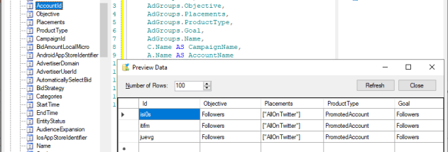 Twitter Ads SSIS Components by Devart screenshot