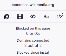 uBlock Origin for Chrome screenshot