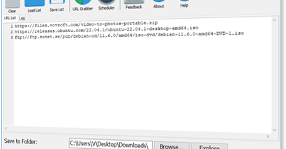 VOVSOFT - Batch URL Downloader screenshot