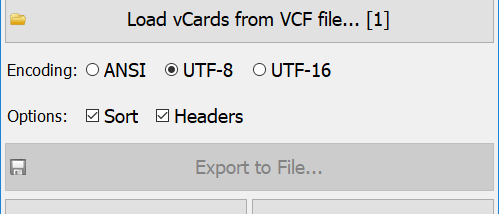 VOVSOFT - VCF Editor screenshot