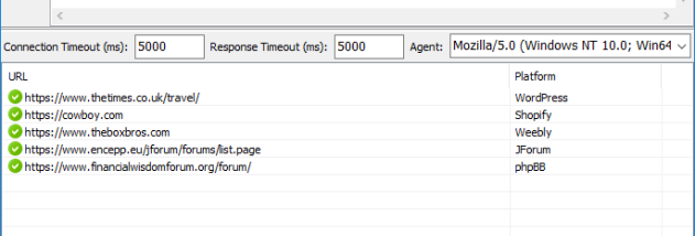 VOVSOFT - Web Platform Identifier screenshot