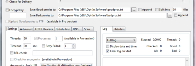 Web Proxy Checker Pro screenshot