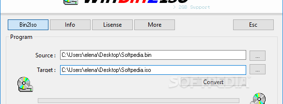 WinBin2Iso Portable screenshot