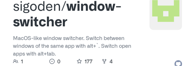 Windows Switcher screenshot