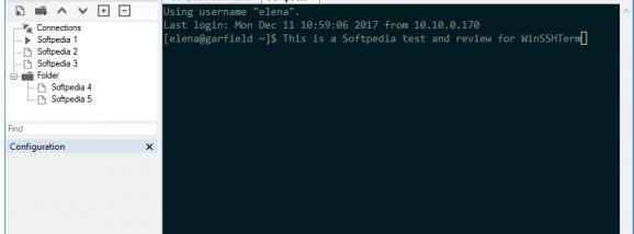 WinSSHTerm Portable screenshot