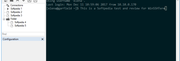WinSSHTerm screenshot