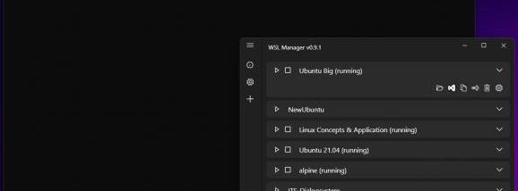 WSL Manager screenshot