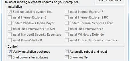 WSUS Offline Update screenshot