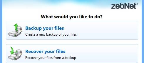 zebNet Backup for Firefox Free Edition screenshot