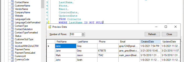 Zoho Invoice SSIS Components by Devart screenshot