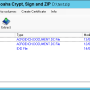Windows 10 - Aloaha Crypt, Sign and ZIP 6.0.131 screenshot