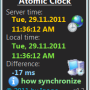 Windows 10 - Atomic Clock 3.3 screenshot