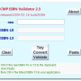 Windows 10 - CMP ISBN Validator 2.5 screenshot