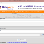 Windows 10 - Datavare MSG to MHTML Converter 1.0 screenshot