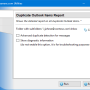 Windows 10 - Duplicate Outlook Items Report 4.21 screenshot