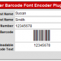 Windows 10 - FileMaker Barcode Font Encoder Plugin 14.02 screenshot
