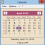 Windows 10 - HS Calendar 2.79 screenshot