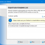 Windows 10 - Import Auto-Complete List 4.11 screenshot