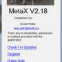 Windows 10 - MetaX 2.89 screenshot